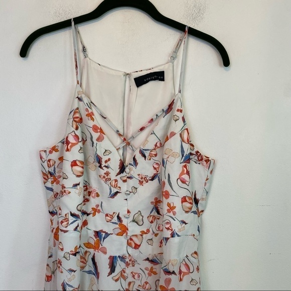 ADELYN RAE white floral cut out mini dress - Picture 5 of 7